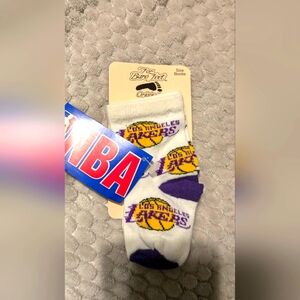 Baby Lakers booties